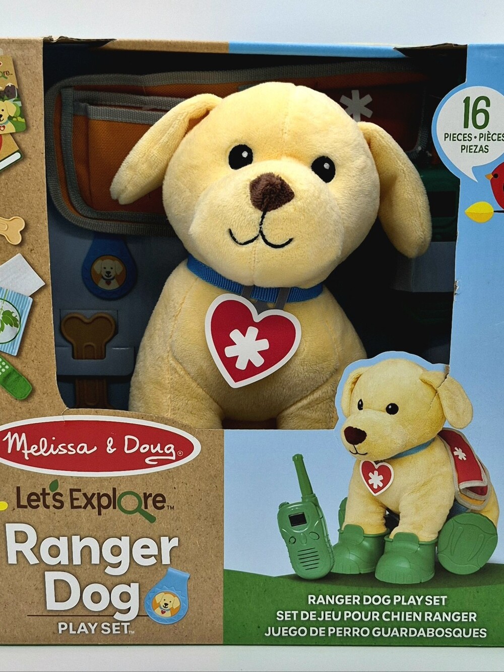 🐶 Melissa & Doug Let's Explore Ranger Dog Play Set NEW 16 Piece Plush